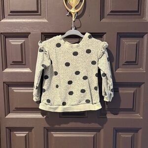 H&M Kids Polka Dot Sweater - Cream and Black